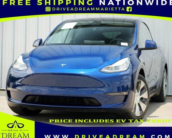 TESLA MODEL Y 2022 7SAYGDEE2NF387804 image